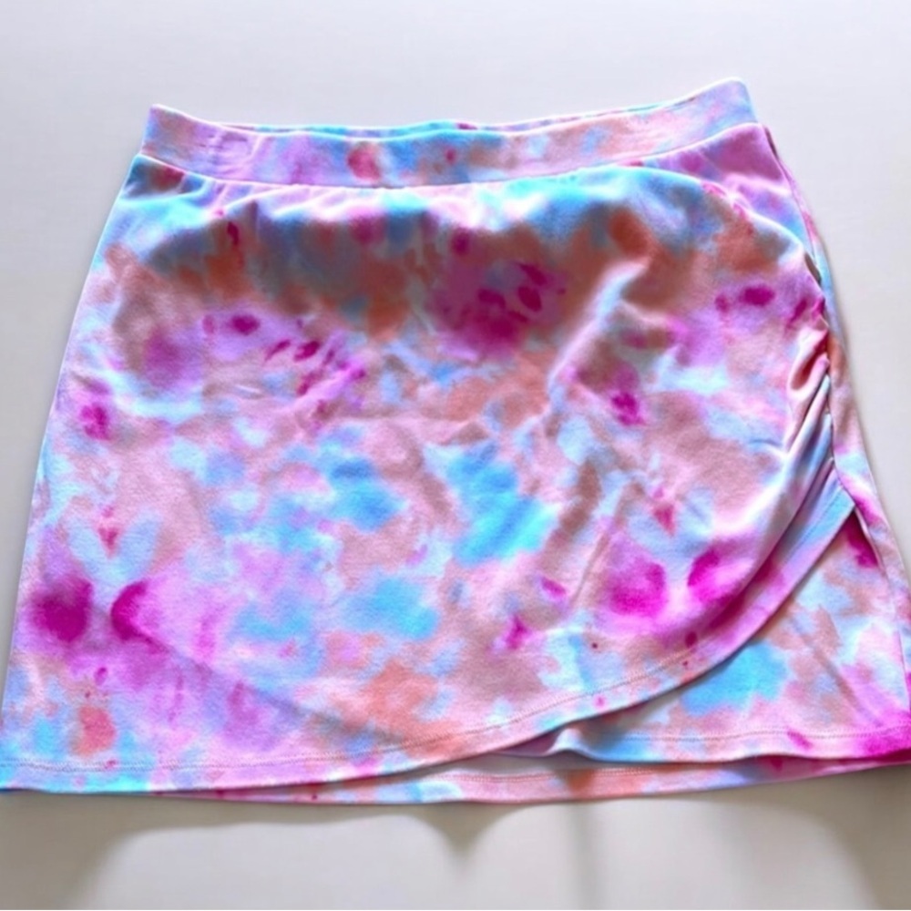 Tye Dye Colorful Mini Cotton Skirt - Picture 2 of 8